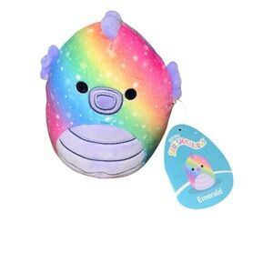 Emerald the rainbow seahorse Squishmallow
